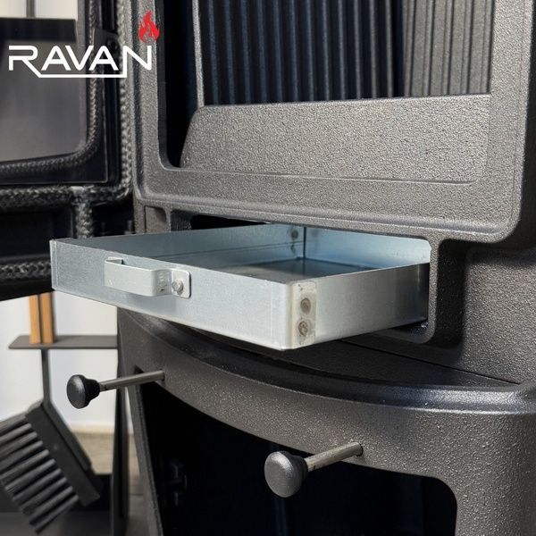 Чавунна піч камін Ravan Incorta 10 кВт на дровах 5280 фото