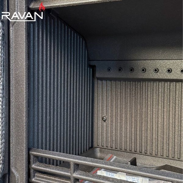 Чавунна піч камін Ravan Magic 10 кВт на дровах 5268 фото
