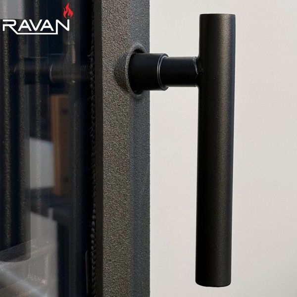 Чавунна піч камін Ravan Magic 10 кВт на дровах 5268 фото