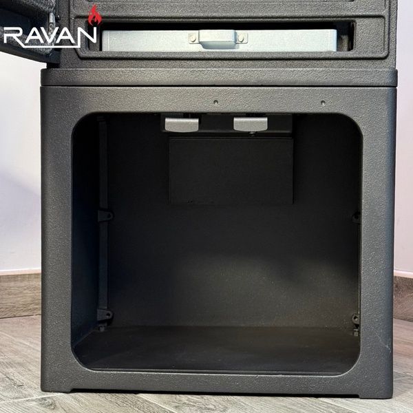 Чавунна піч камін Ravan Magic 10 кВт на дровах 5268 фото