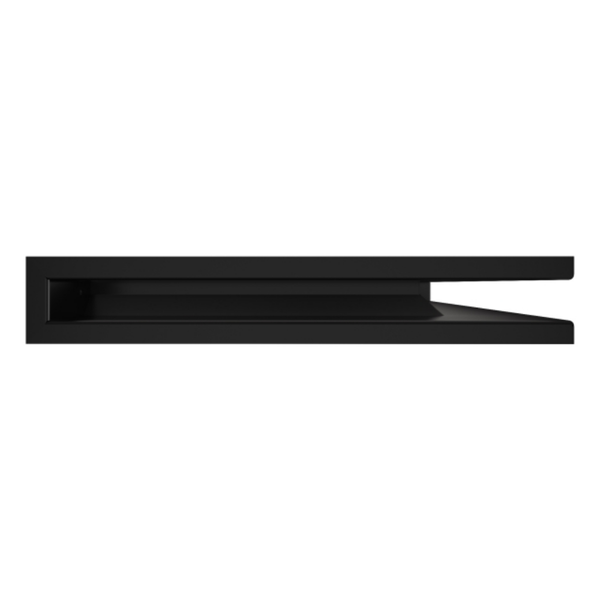 Кутова вентиляційна решітка для каміна SAVEN Loft Angle 60х600х400 права (чорний) Loft/NP/6/60/40/Bl фото