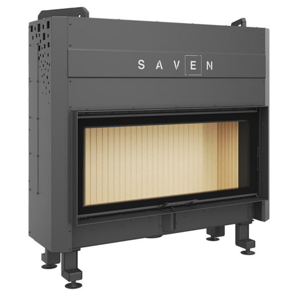Сталева камінна топка SAVEN Balance Up 110х50 ECO 15 кВт з гільйотиною SB/110/50/UP фото