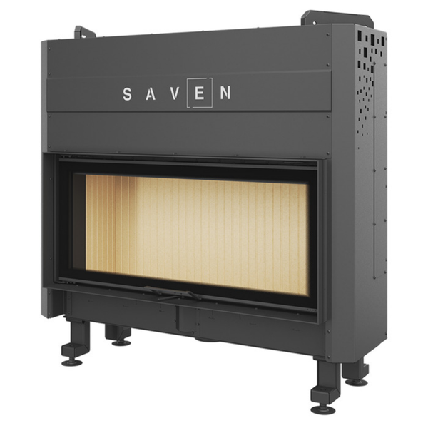 Сталева камінна топка SAVEN Balance Up 110х50 ECO 15 кВт з гільйотиною SB/110/50/UP фото