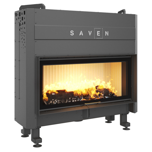 Сталева камінна топка SAVEN Balance Up 110х50 ECO 15 кВт з гільйотиною SB/110/50/UP фото