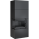 Чавунна модульна топка Kratki SIMPLE 12 BS BOX 8 кВт в сталевій обудові з правим кутовим склом SIMPLE/BOX/P/S/BLACK фото 6
