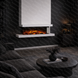 Трехсторонний электрокамин La Nordica LUMEN 870 с обогревом (с рамкой CHALK) 3005740 CHALK фото 4