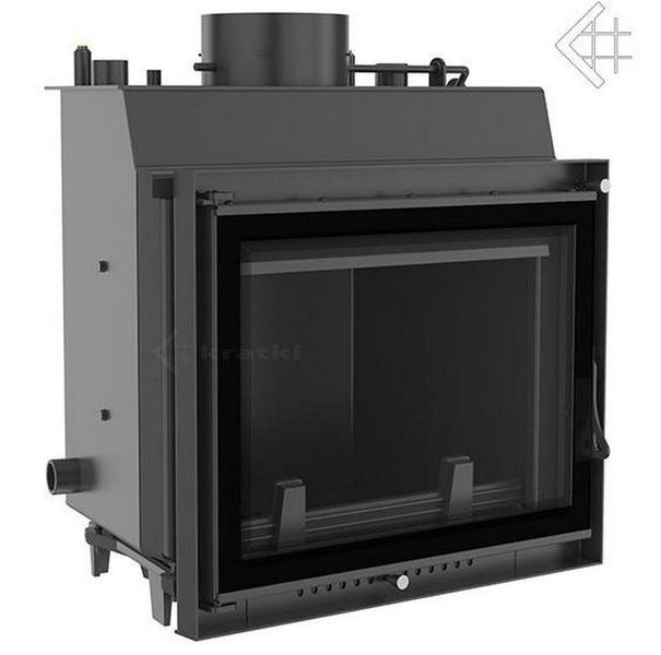 Чугунная каминная топка KRATKI ANTEK PW 8 DECO 8 кВт с водяным контуром ANTEK/PW/8/W/DECO фото