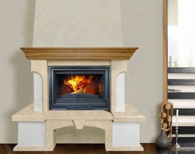 Чугунная каминная топка KAWMET Premium HERMES 14 кВт F23 фото