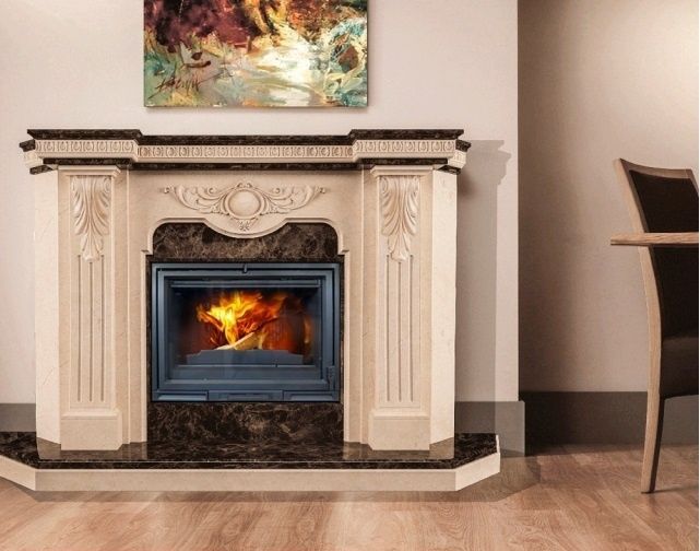Чугунная каминная топка KAWMET Premium HERMES 14 кВт F23 фото