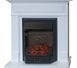 Каминокомплект IDaMebel Michelle Royal Flame Majestic Black с обогревом (белый)