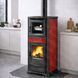 Варочная печь-камин La Nordica TERMOROSSELLA PLUS FORNO DSA 11,1 кВт с водяным контуром и духовкой (CERAMICA Liberty Bordeaux) 3004500 фото 2