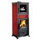 Варочная печь-камин La Nordica TERMOROSSELLA PLUS FORNO DSA 11,1 кВт с водяным контуром и духовкой (CERAMICA Liberty Bordeaux) 3004500 фото 1