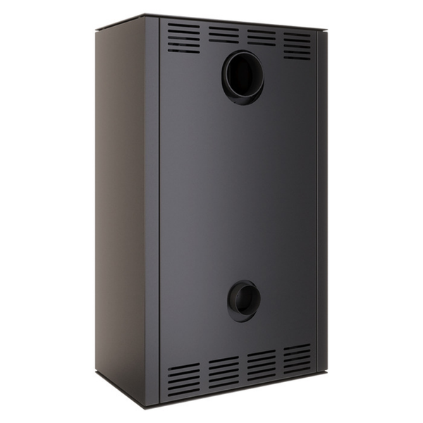Стальная печь камин SAVEN Vatra XXL 60x50 ECO 10.2 кВт на дровах (черный шамот) SV/XXL/60/50/BL фото