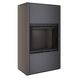 Стальная печь камин SAVEN Vatra XXL 60x50 ECO 10.2 кВт на дровах (черный шамот) SV/XXL/60/50/BL фото 6