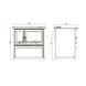 Отопительно-варочная печь PLAMEN 850 GLAS 8 кВт (красная) 5532 фото 6