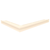 Кутова вентиляційна решітка для каміна SAVEN Loft Angle 60х800х600 права (кремовий) Loft/NP/6/80/60/С фото