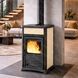 Чавунна піч-камін La Nordica TERMOROSSELLA PLUS DSA 11,1 кВт з водяним контуром та плитою (CERAMICA Liberty Panna) 3004402 фото 2