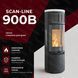 Стальная печь-камин Heta Scan-Line 900B side windows с духовкой 6,8 кВт на дровах (Limestone top Glass door) 8059-022354/KON9190/KON0190 фото 4
