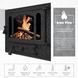 Чавунні дверцята Iron Fire Panorama 580х500 мм для печі/барбекю з вогнетривким склом Robax 1252 фото 8