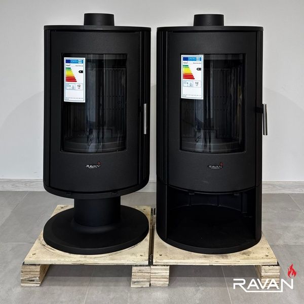 Чавунна піч камін Ravan Auron 12 кВт на дровах 5296 фото