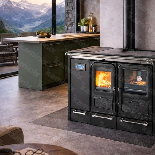Кухонна піч на дровах La Nordica SIERRA 15,4 кВт з водяним контуром 3004230 фото