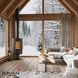 Чавунна піч камін Ravan Auron 12 кВт на дровах 5296 фото 8