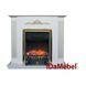 Каминокомплект IDaMebel Dominica Royal Flame Fobos Gold с обогревом (белый)