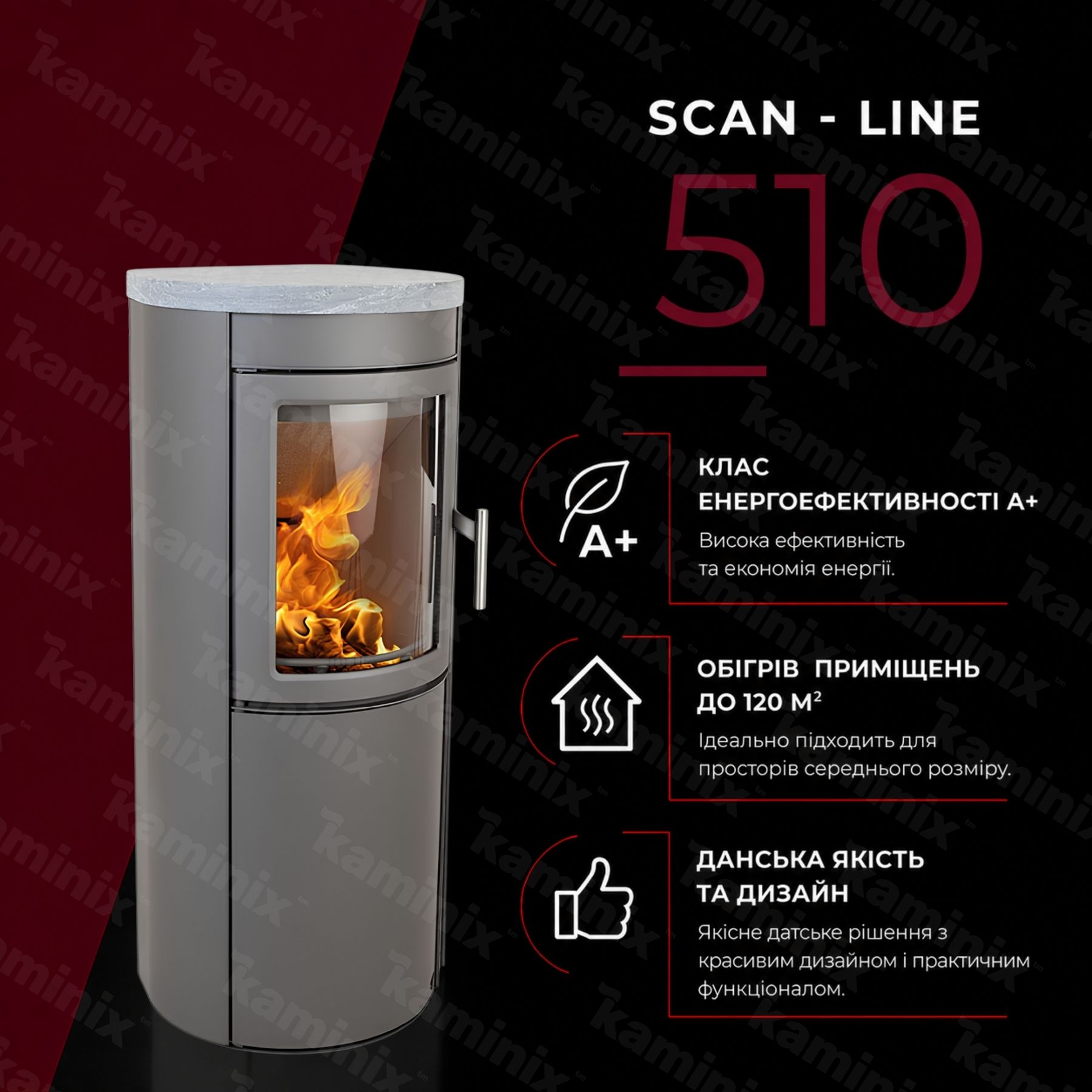 Преимущества печи Heta Scan-Line 510