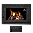 Комплект чугунных дверей Iron Fire Magnus 700х500 мм для камина/барбекю с огнеупорным стеклом Robax + поддувальная Bastion 375х175 мм