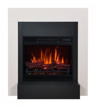 Камінокомплект AFLAMO SIMPLE LED 60 3D з обігрівом (білий) SIMPLE БІЛИЙ + LED 60 3D фото
