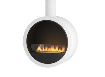 Подвесной биокамин Infire INCYRCLE с обогревом (белый) 5903205742773 фото