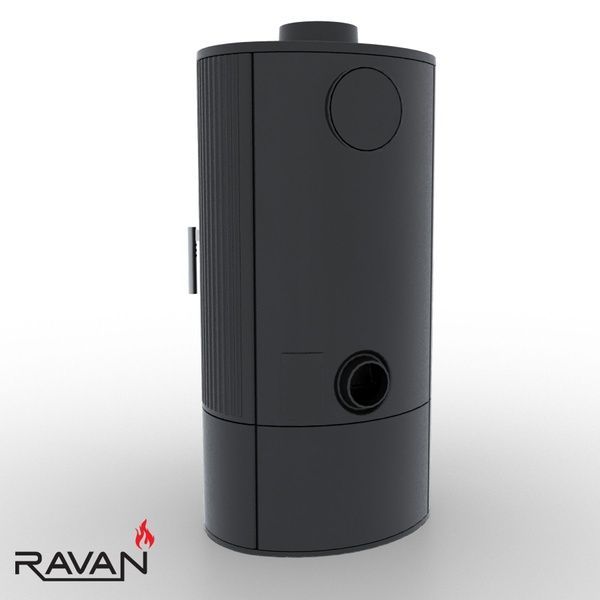 Чавунна піч камін Ravan Auron box 12 кВт на дровах 5297 фото