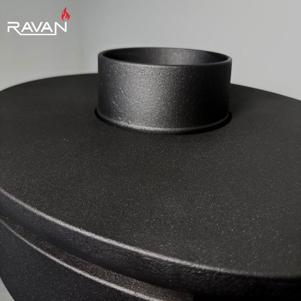 Чавунна піч камін Ravan Auron box 12 кВт на дровах 5297 фото