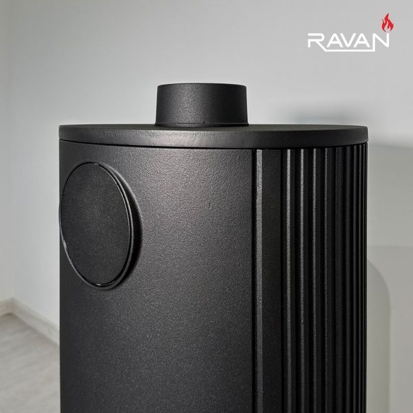 Чавунна піч камін Ravan Auron box 12 кВт на дровах 5297 фото