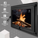 Чугунные дверцы Iron Fire Adam 640x440 мм для камина/барбекю с огнеупорным стеклом Robax 1259 фото 8