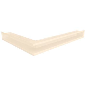 Кутова вентиляційна решітка для каміна SAVEN Loft Angle 90х800х600 права (кремовий) Loft/NP/9/80/60/С фото