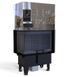 Сталева камінна топка DEFRO HOME INTRA SM BL MINI G 10 кВт з гільйотиною(чорний шамот) KOM-PR-SM-BLG-MINI-black clam фото 1