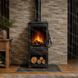 Чугунна піч-камін FLAME STOVE LODI з бічними дверцятами 5 кВт FS-205YK фото 8