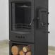 Чугунна піч-камін FLAME STOVE LODI з бічними дверцятами 5 кВт FS-205YK фото 9