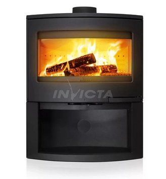 Чугунная печь-камин Invicta CALCIAS 9 кВт на дровах 648803 фото