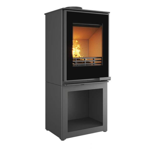 Сталева піч-камін KAWMET HARITA S15v S-Box Decor ECO 5.7 кВт з боксом для дров WS15v-SBox-Decor фото