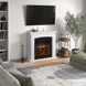 Каминокомплект Tagu HELMI PowerFlame 2 с обогревом (белый) FM463-WH1 фото 4