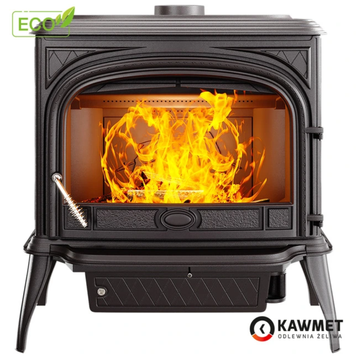 Чугунная печь-камин KAWMET Premium NIKA S5 ECO 11,3 кВт на дровах S5 фото