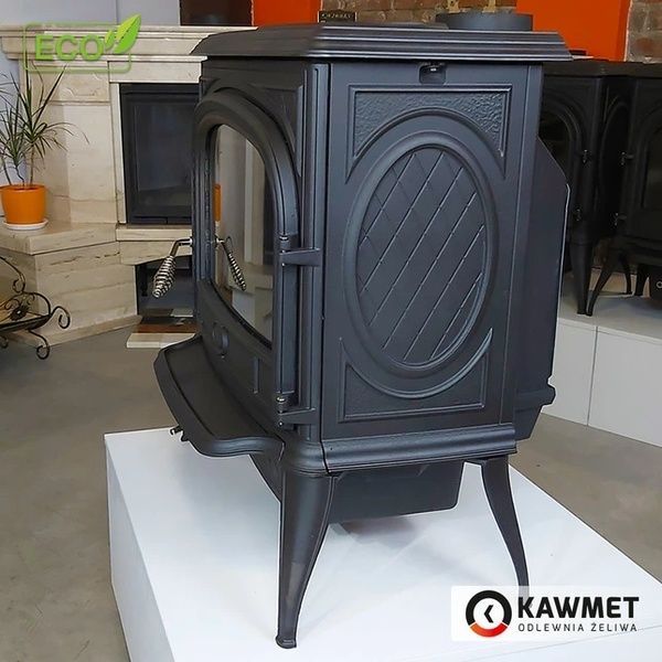 Чавунна піч-камін KAWMET Premium NIKA S5 ECO 11.3 кВт на дровах S5 фото