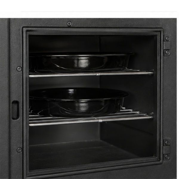Чугунная кухонная печь на дровах Flame Stove Palm Kuzineli Horizontal 15 кВт FS-065 фото