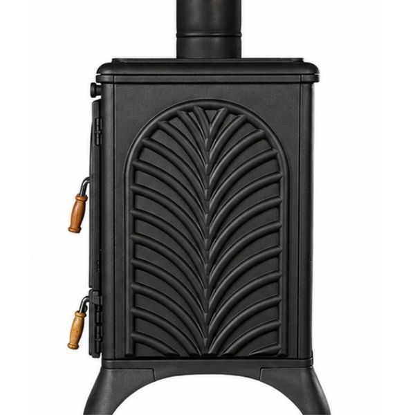 Чугунная кухонная печь на дровах Flame Stove Palm Kuzineli Horizontal 15 кВт FS-065 фото