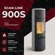 Теплоакумулююча піч-камін Heta Scan-Line 900S 6,8 кВт на дровах (Soapstone) 8059-019425/KON1202 фото 4