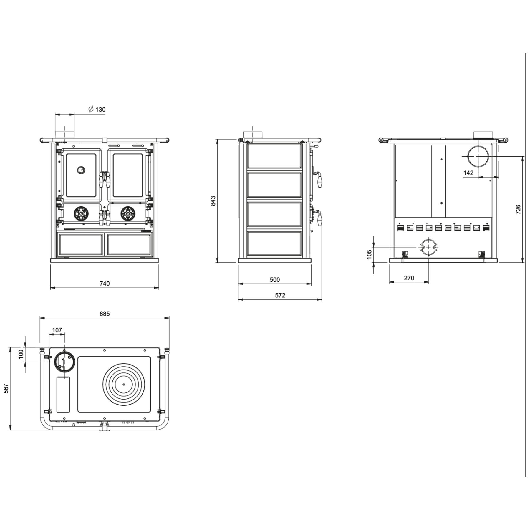 Чертеж Rosetta SX
