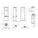 Сталева піч-камін Heta Scan-Line 900B з духовкою 6,8 кВт на дровах (Glass door blackwood) 8059-017407/KON9190/KON1804 фото 6