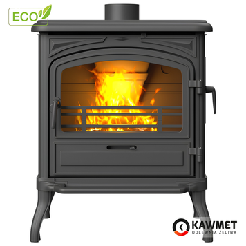 Чугунная печь-камин KAWMET Premium EOS S13 ECO 10 кВт на дровах S13 фото